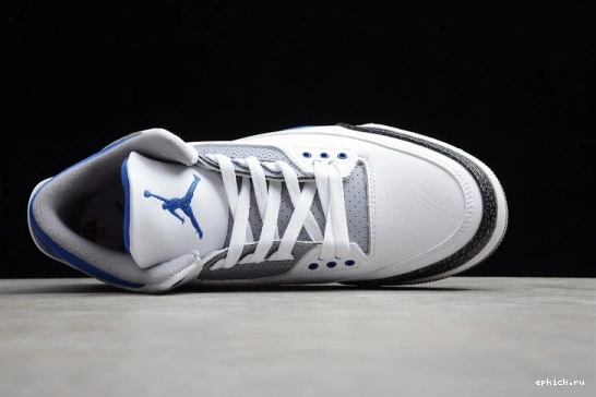 Cheap EP WHITE CT8532-145 AIR BLUE 3 JORDAN RETRO CT8532-145 0201